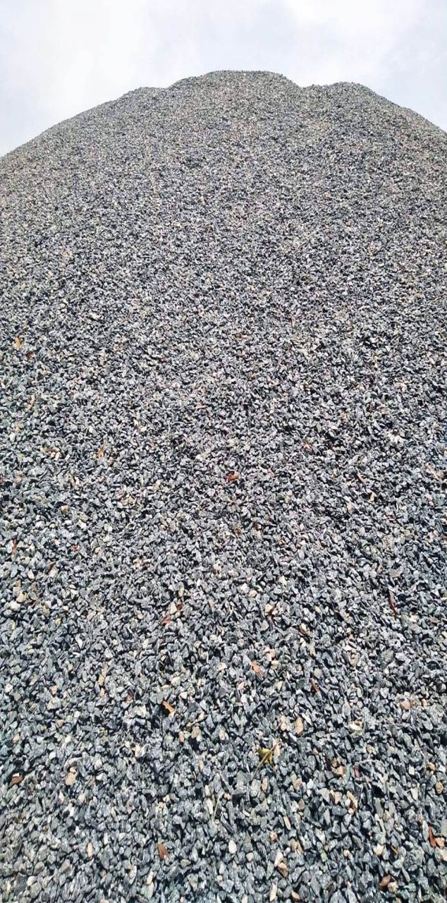 Pile of stone chips