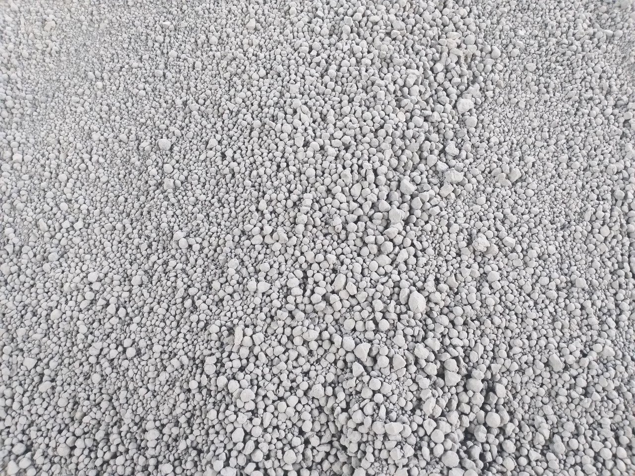 Stone dust pile